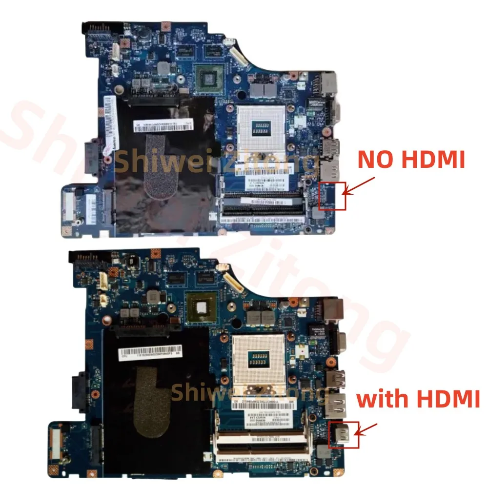 For Lenovo Z460 G460 laptop motherboard NIWE1 LA-5751P PGA989 HM55 GPU GT310M DDR3 100% test work