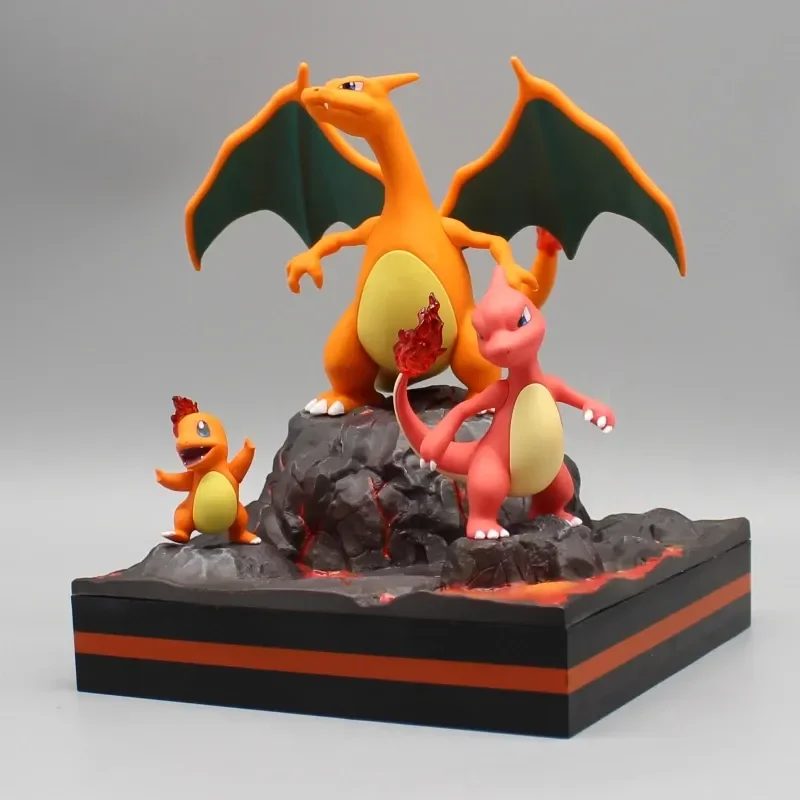 Pokemon Gk Unlimited Illustration Series, la segunda bala de Charmander, figura de dinosaurio de fuego evolucionado, modelo de juguetes, adornos, regalos