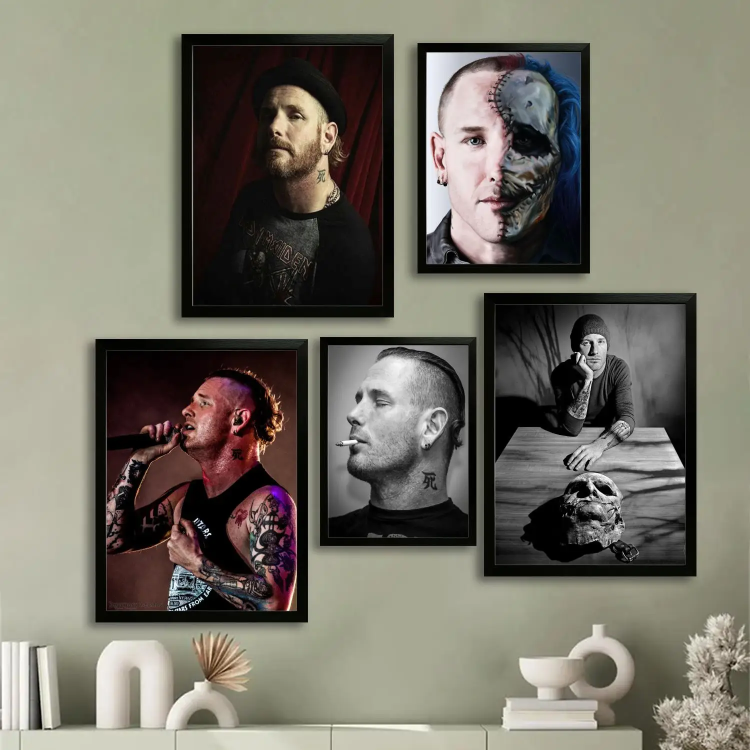 Corey Taylor Canvas Art Poster, Wall Art, Picture Print, Modern Family, Bedroom Decor, Posters,Decorative painting