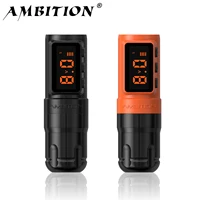 Ambition Bolt-X máquina de tatuaje pluma 1600mAh fuente de alimentación inalámbrica maquillaje permanente Motor Sin Núcleo pistola de tatuaje de accionamiento directo para arte