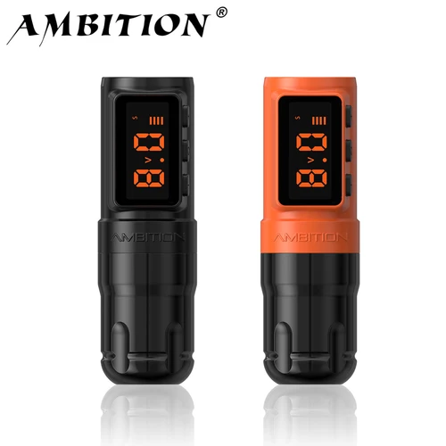 Ambition Bolt-X máquina de tatuaje pluma 1600mAh fuente de alimentación inalámbrica maquillaje permanente Motor Sin Núcleo pistola de tatuaje de accionamiento directo para arte