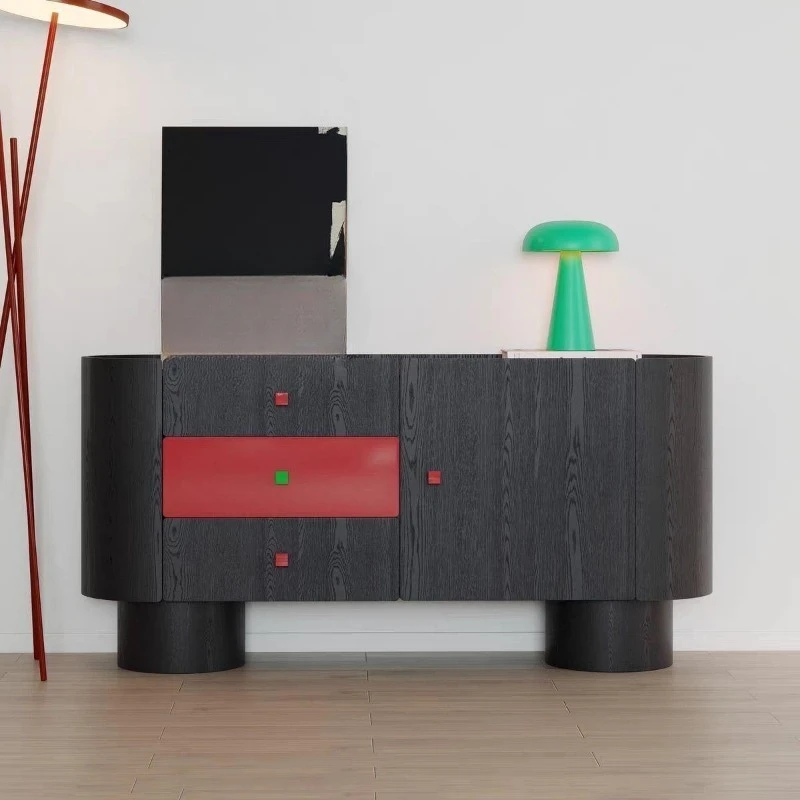 Modern design dining side cabinet, living room integrated side cabinet entrance entrance