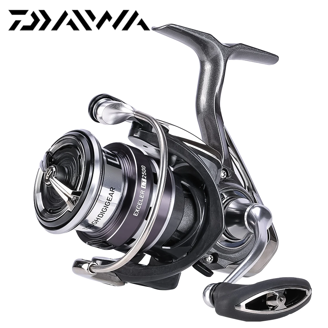 2020 DAIWA EXCELER LT, 1000 2000 2500 3000C-XH, спиннинговая Рыболовная катушка с алюминиевой ручкой