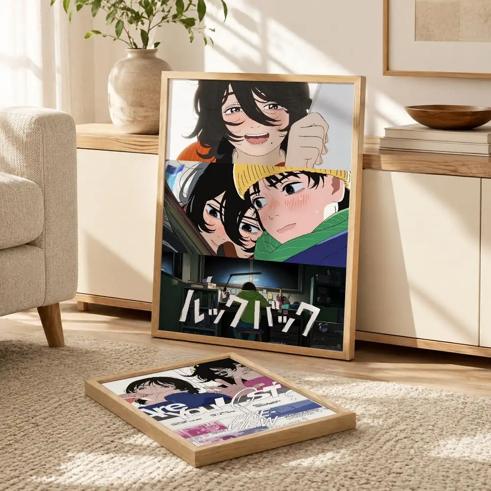 Anime Look Back Poster Modern PP Paper Wall Decorative for Cafe Office Bar Home Wall Decor Gift