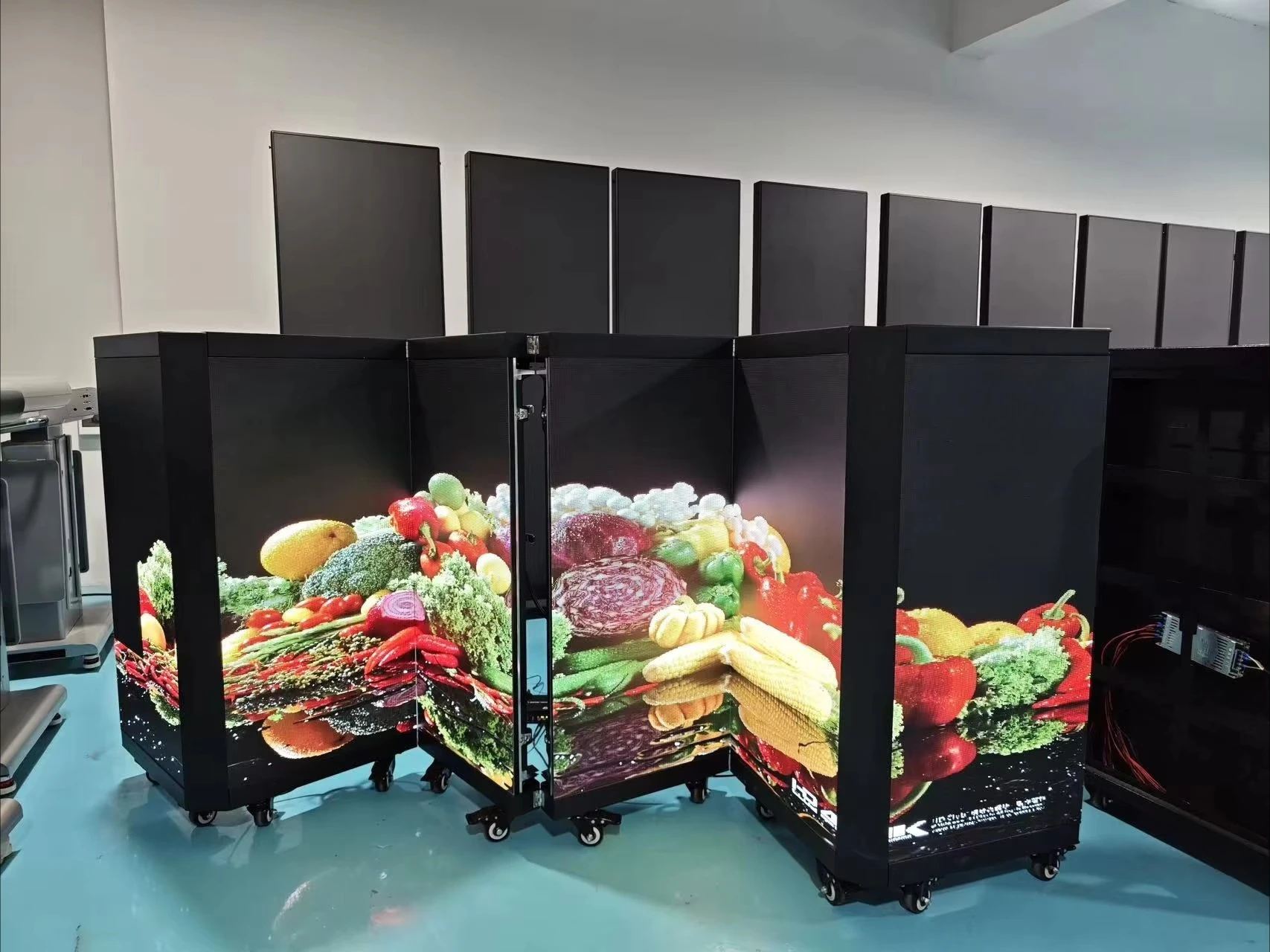 All-in-one LED Screen DJ Booth Foldable Structure Waterproof Display Support Media Play for Night Party Wedding Show