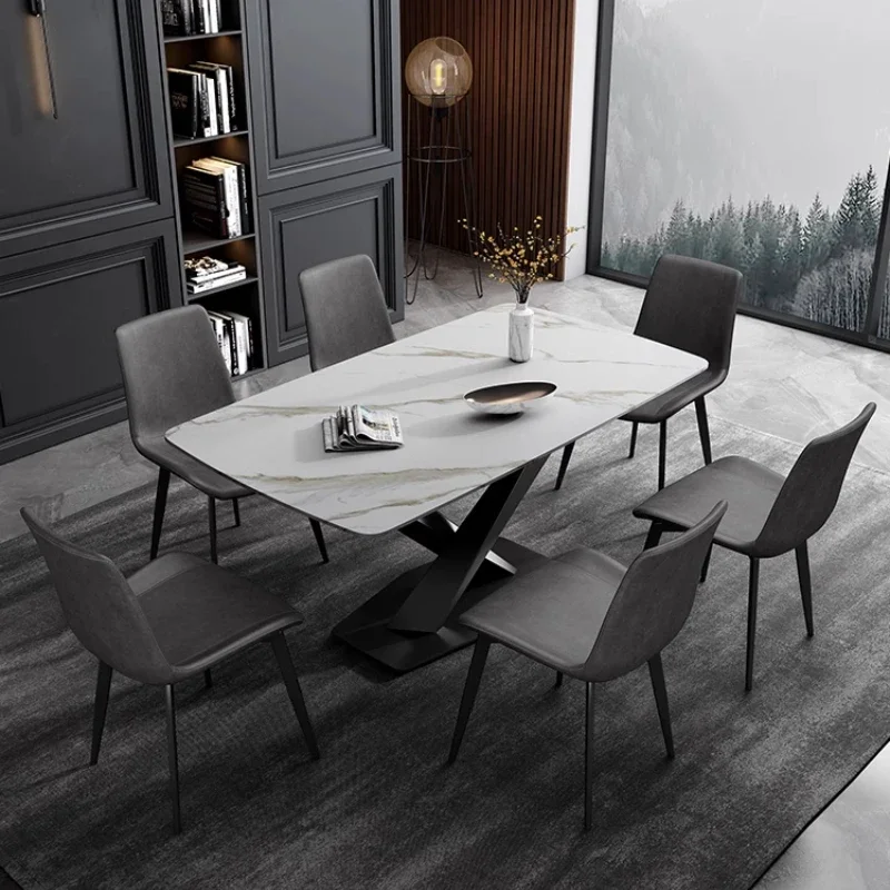 مصمم جودة عالية طاولة مطعم الحديثة الجودة الشمال طاولة طعام خاصة الفاخرة المنظم موبليس الأثاث العصري #4