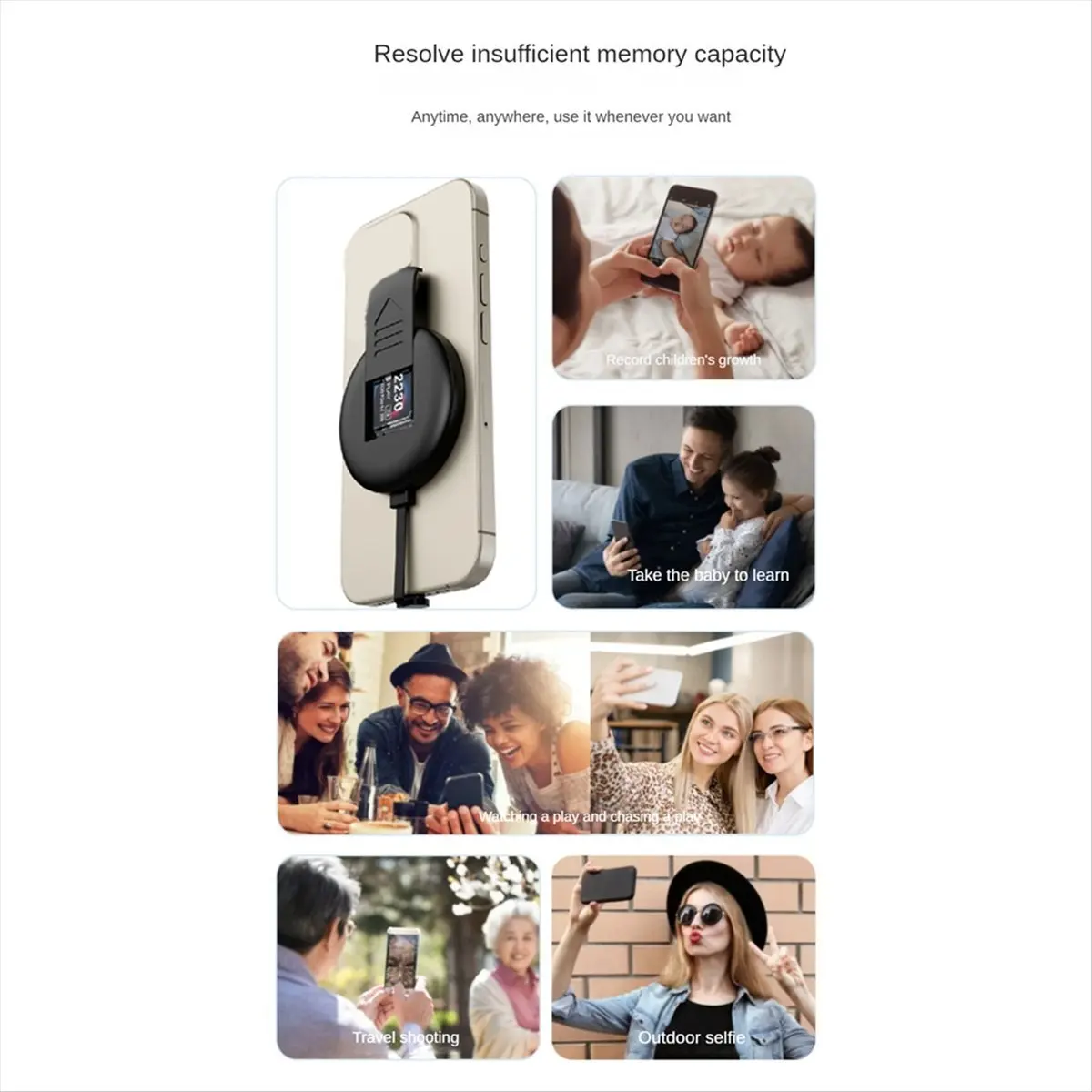 2026 جديد + مغناطيسي M.2 2230 NVMe NGFF SSD الضميمة 10Gbps USB3.2 GEN2 Type-C SSD لـ 15 Pro Max ProRes