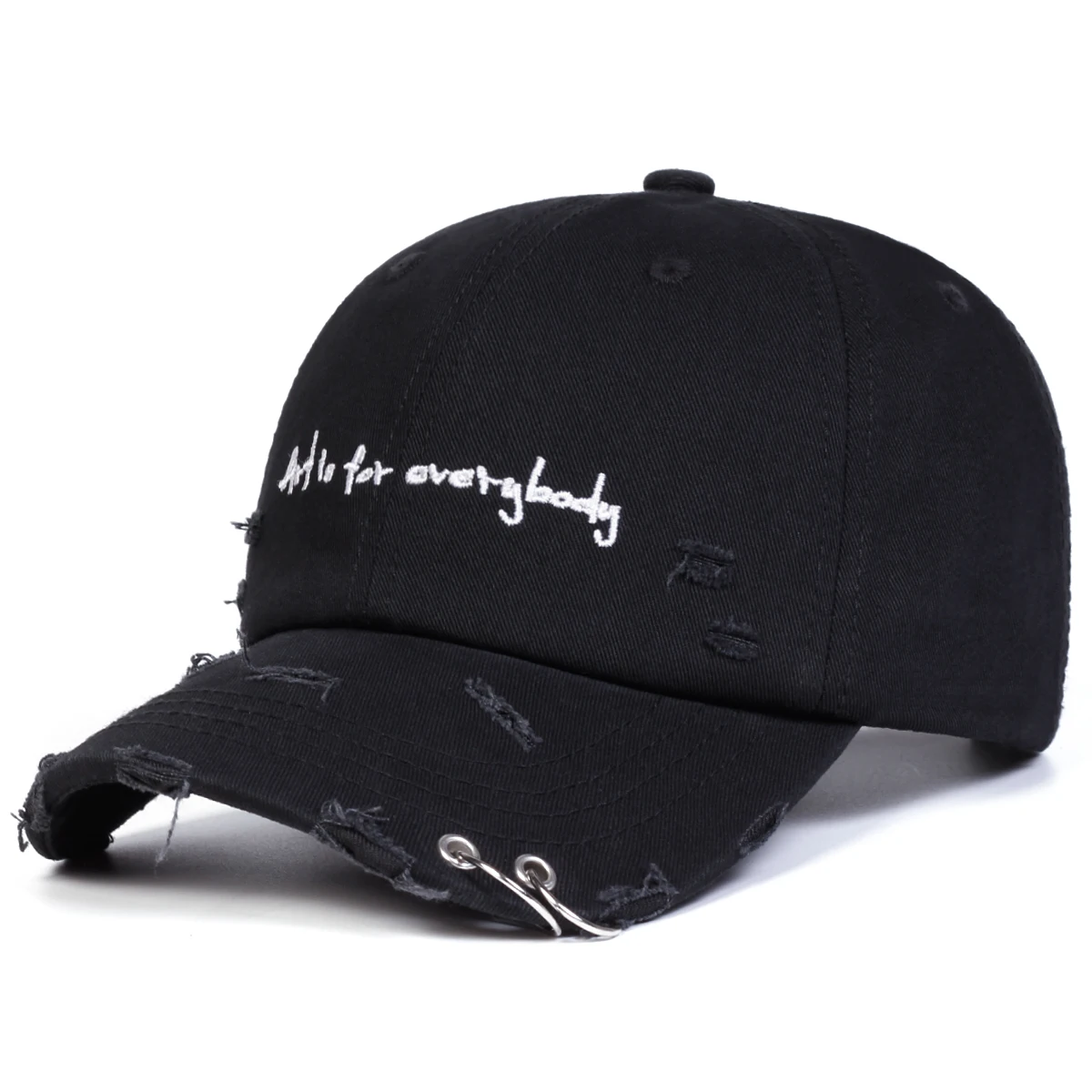 Unisex ART IS FOR EVERYBODY Embroidery Baseball Caps Spring and Autumn Outdoor Adjustable Casual Hats Sunscreen Hat Sports Cap