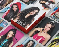 55 Stks/set Kpop Gidle Photocards Minnie Miyeon Soyeon Solo Lomo Yuqi Hua Hd Fotokaart Voor Studenten Verzamelkaarten