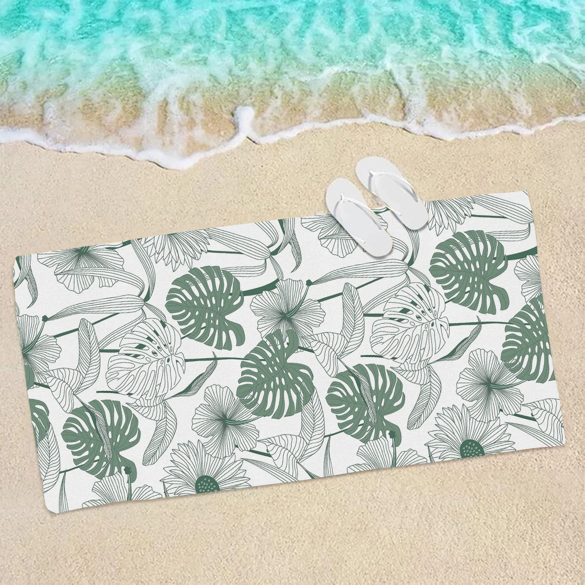 Versatile Polyester Beach Towel - Multi-purpose Towel for Swimming, Fitness, Camping, Yoga, Travel and Beach Activities