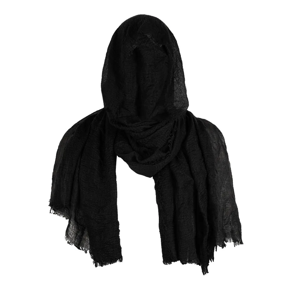 

High Quality Black/Brown Men's Medieval Pirate Retro Hood Lightweight Unisex Wrap Cloak Vintage Pirate Scarf