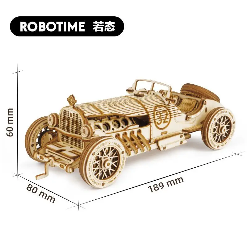 

Ruotai Puzzle Three-dimensional 3d Model Adult DIY Wood Decompression Children's Difficult Wood Assembly Model