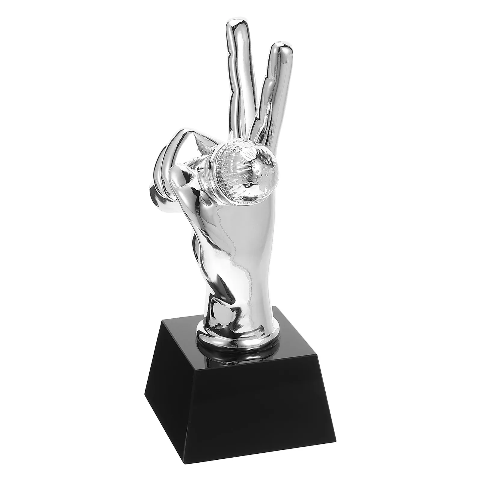 

Resin Microphone Trophy Vintage Design Elegant Music Award Trophy for Singing Competitions Karaoke Parties School Events