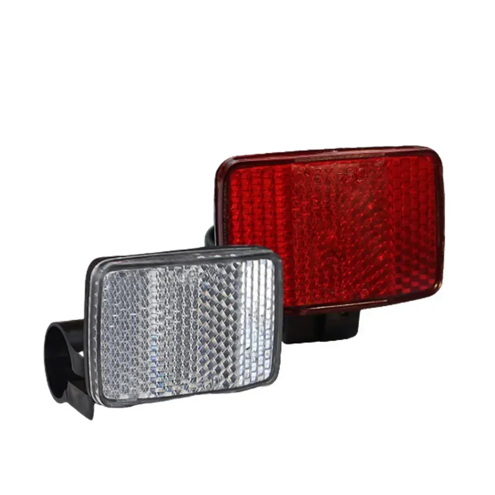 

2 шт. передний и задний велосипедный отражатель, набор красных, белых креплений, монтажный кронштейн, сигнальная лампа, защитные линзы, аксессуары для велосипеда