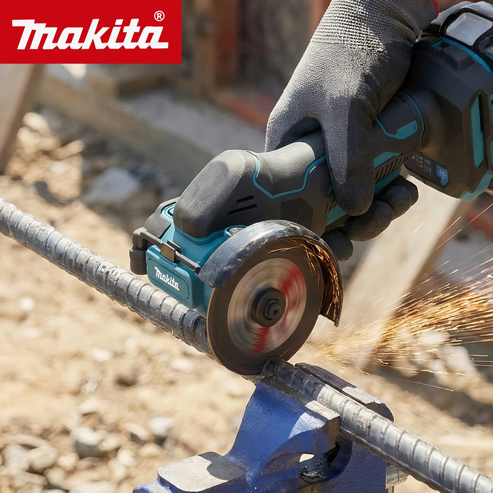 Makita DCS438 18V 400W Cordless Angle Grinder 3 Gear 20000RPM 76mm Disc For Aluminum Steel Pipe Polishing Power tools