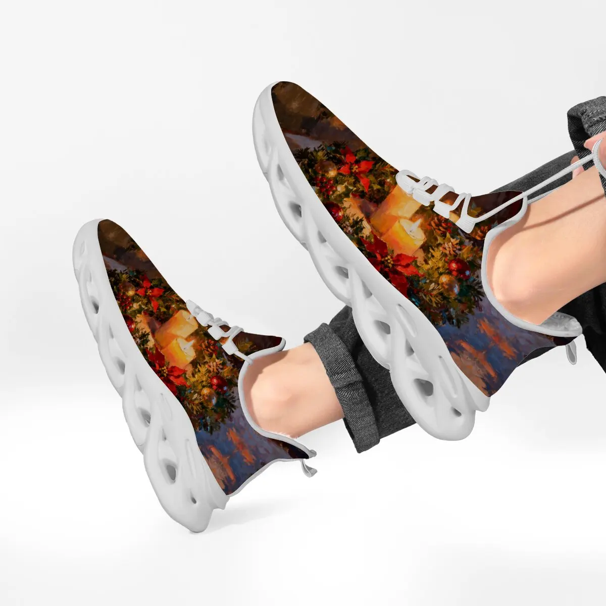 

Детская обувь для родителей и детей, большие размеры для мужчин и женщин, туфли на плоской подошве со шнуровкой и рисунком темных ужасов на Хэллоуин