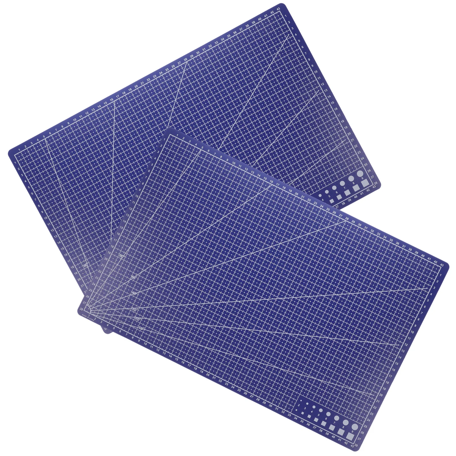 2pcs Cutting Mats 30X45Cm Premium Pp Craft Cutting Mat For Scrapbooking Sewing Engraving Durable Non-Slip Protection