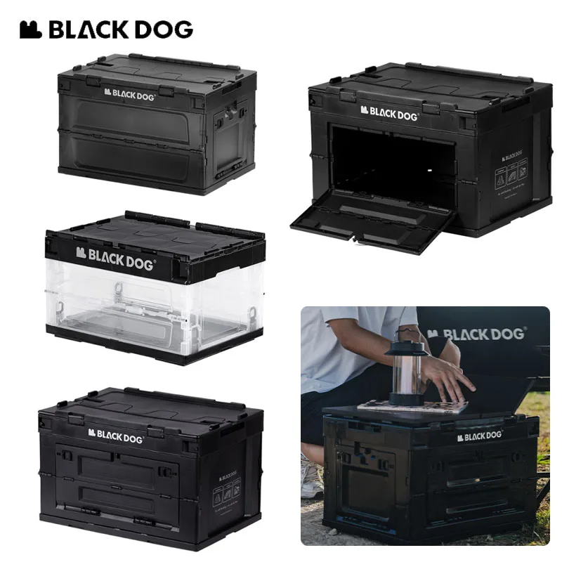 Naturehike BLACKDOG Vientiane Folding Storage Box Portable Large Capacity Outdoor Camping Double Sided Door Travel Sundries Bag