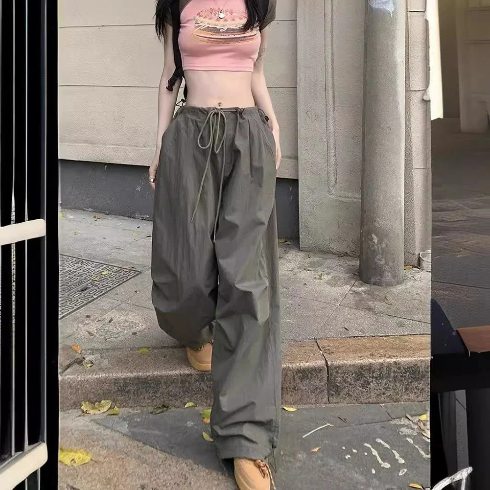 

Casual Fashion Pants Loose Fit Trousers Leisure Wear M Applicable For Female Comfortable Fit Style Cotton Polyester Fabric