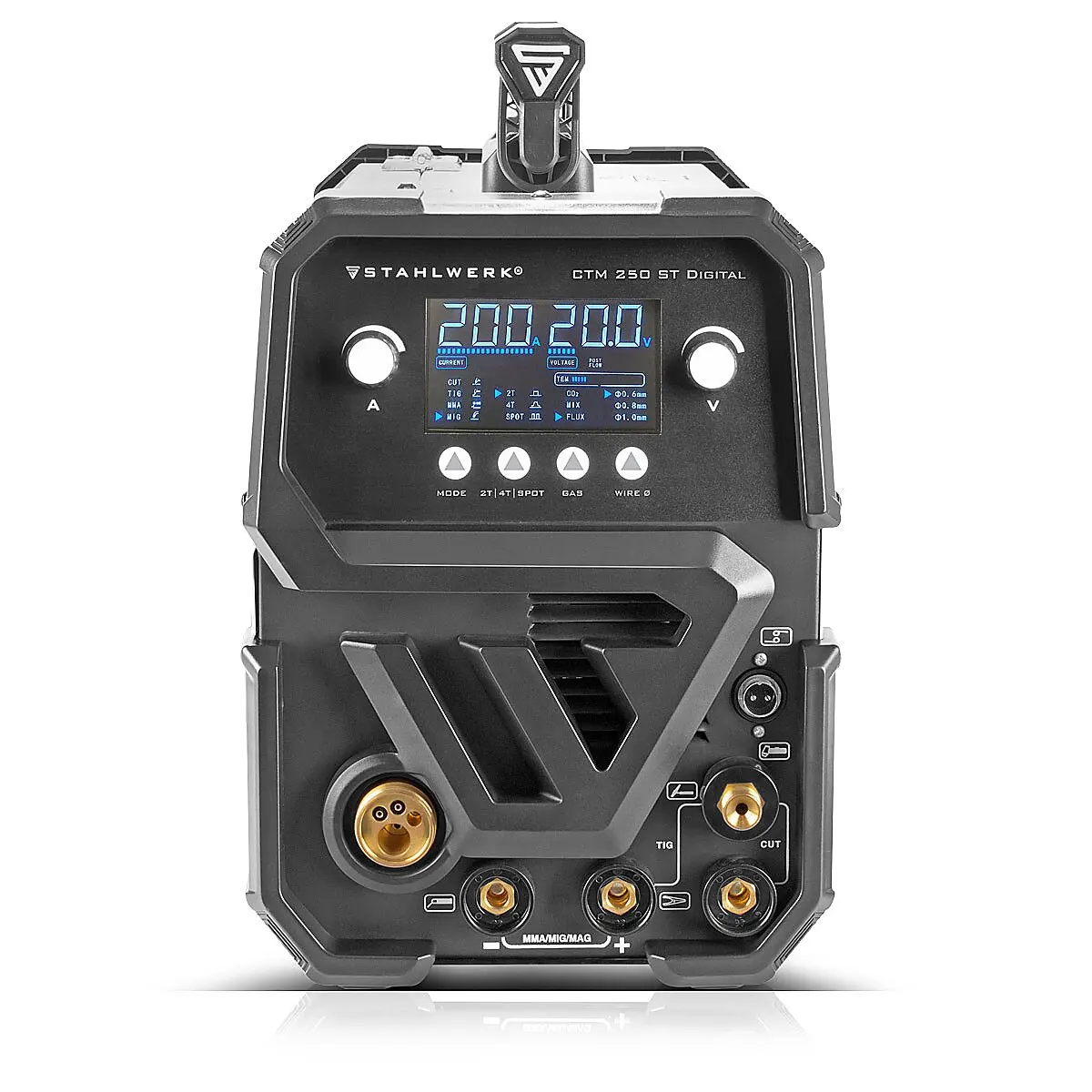 CTM250 6in1 Aluminum Welder Machine DC TIG & Plasma Cutter Laser Welding 220V New Condition
