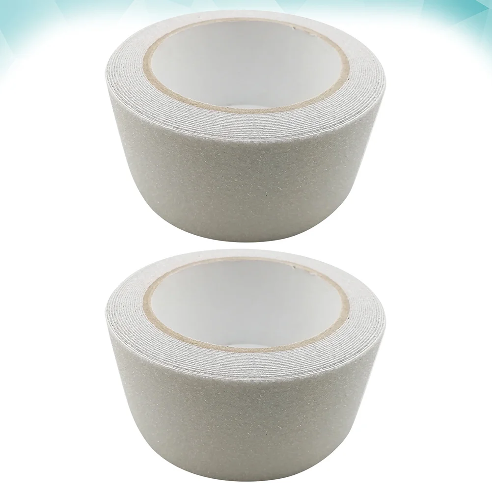 

2Pcs Anti-Slip Strips Transparent Waterproof Bathroom Tape for Stairs Bathtubs Adhesive Non-Slip Bath Safety Treads