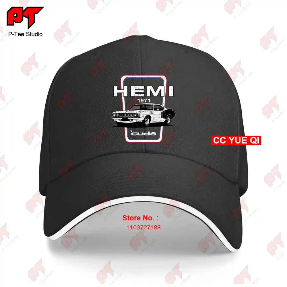 Plymouth Hemi Cuda Mopar Barracuda Fathers Day Baseball Caps Truck Cap 5TKS