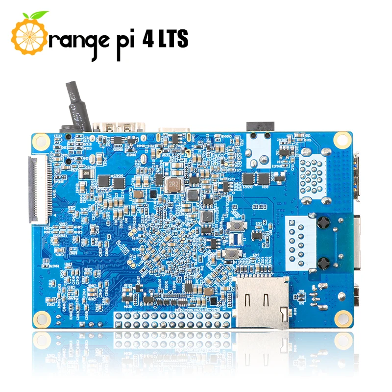 Orange Pi 4 LTS 4GB LPDDR4 RAM 16GB EMMC Development Board Rockchip RK3399,WiFi+BT5.0,Gigabit Ethernet,Android,Ubuntu,Debian OS