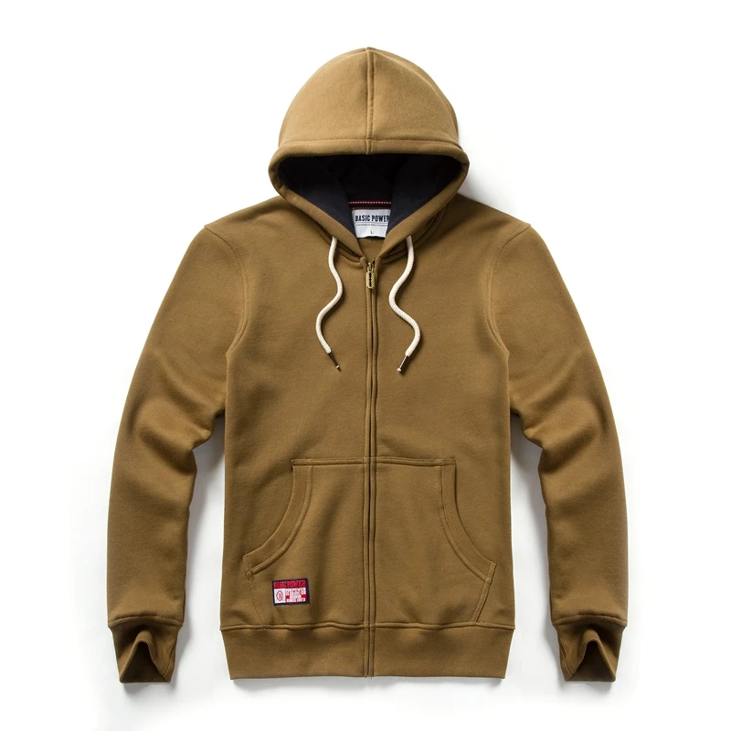 Hoodies for Men Winter Thicken Warm Zip Hoodie Sweatshirt Y2k Fashion Long Sleeve Men Coat Oversized Jacket Harajuku Teen Hooded