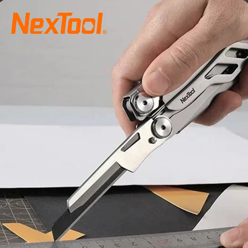 NexTool Flagship Pro 16 in 1 Multitool with Replaceable Blades Folding Knife Scissors Multi Tool Pliers EDC Outdoor Tools