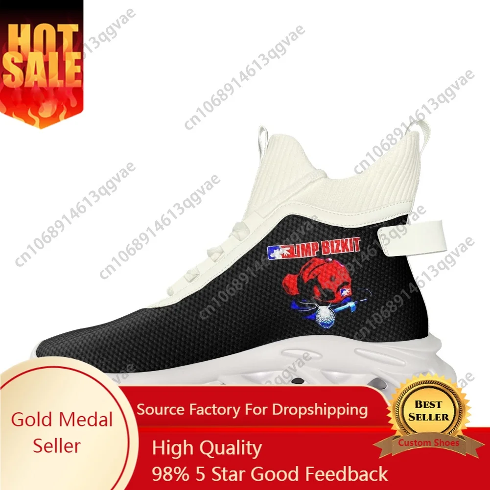 

Limp Bizkit American Metal Rock Band High Top Flats Sneakers Mens Womens Sports Running Shoes Lace Up Mesh Footwear Custom Shoe