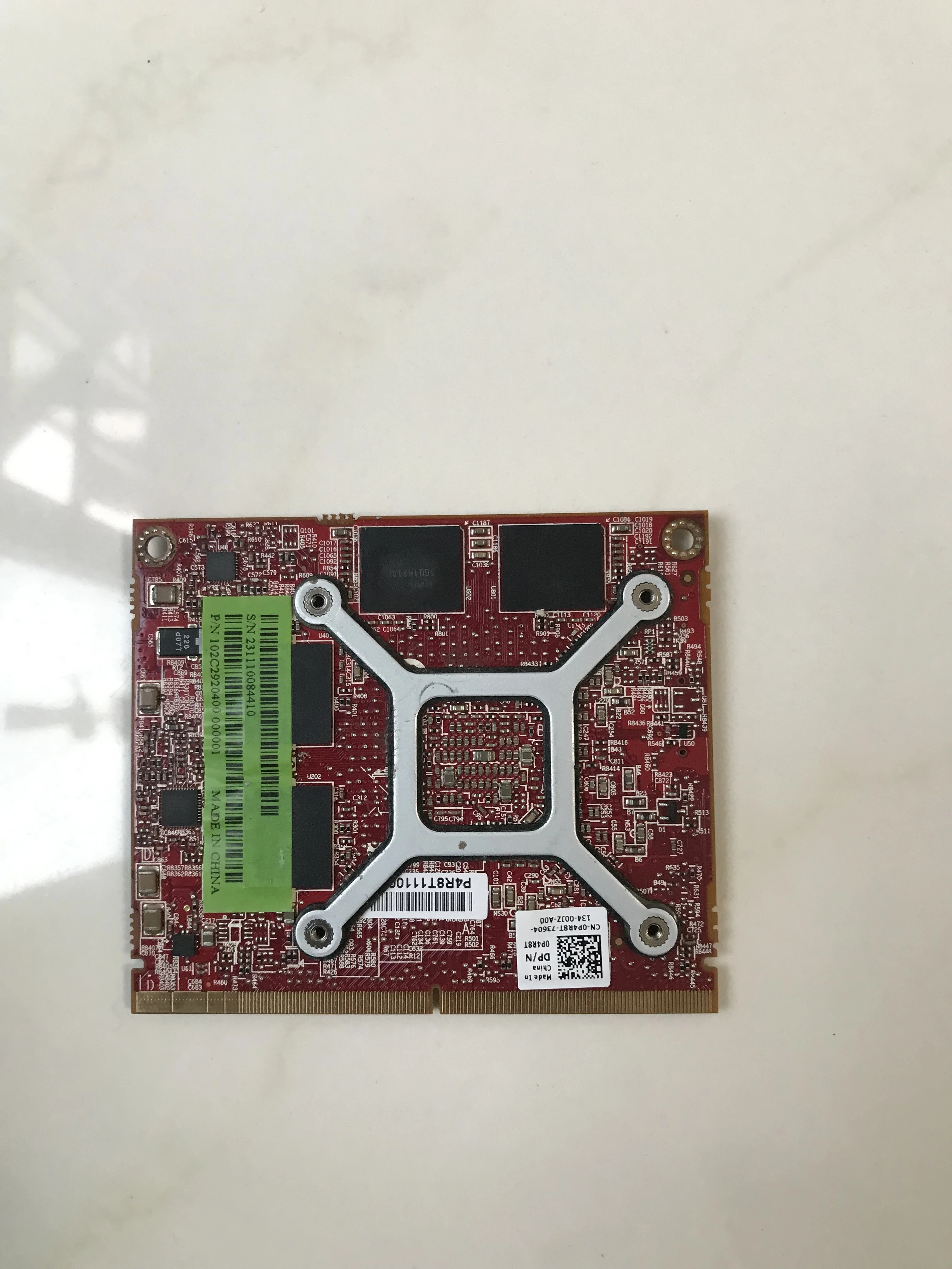 Imagem -02 - Placa de Vídeo Gráfica Original Vga Hd6770m hd 6770m M5950 2160810001 Ddr5 1gb Mxm Dell M4600 M4700 Cn-0p4r8t