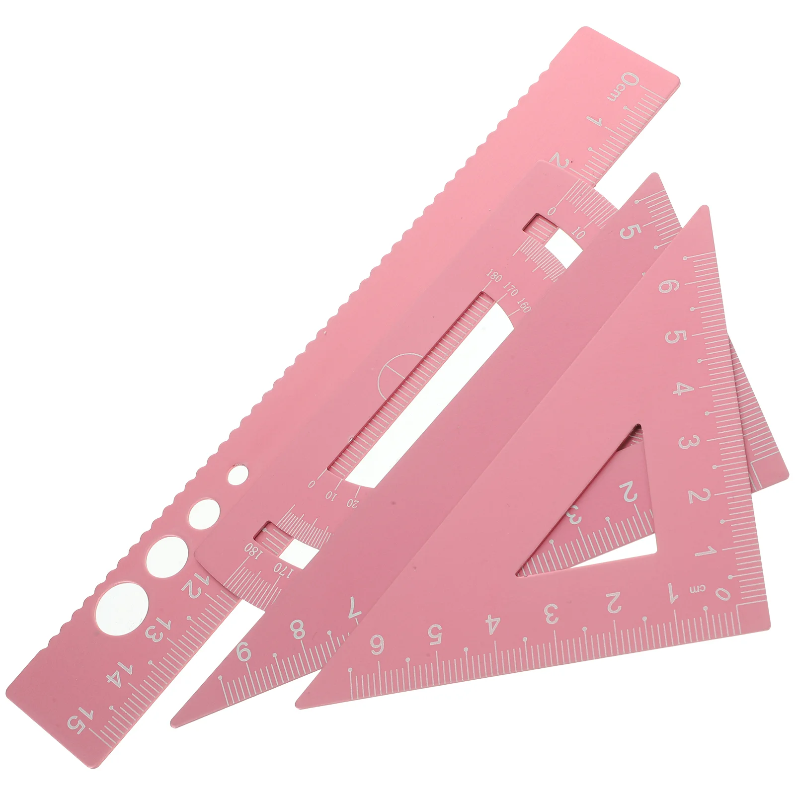 Triangular Scale Ruler Students Drawing Tools Precise Protractor Office Triangle