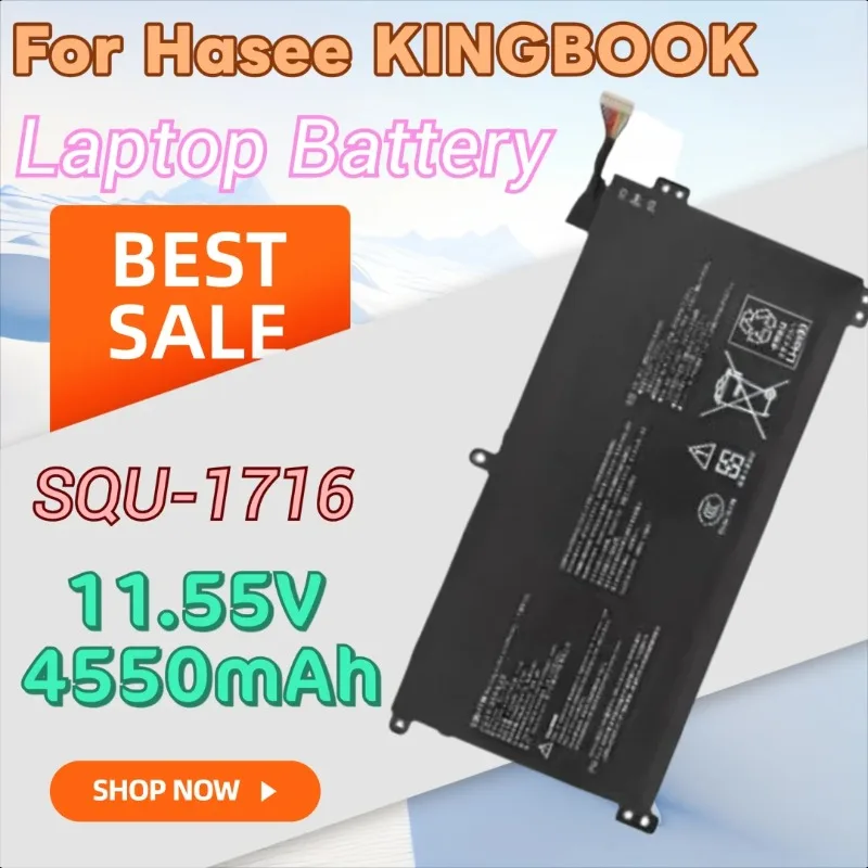 

Совершенно новый аккумулятор для ноутбука высокого качества 11,55 В 4550 мАч SQU-1716 SQU-1717 для Hasee KINGBOOK U65A 916QA108H QL9S04 916QA107H