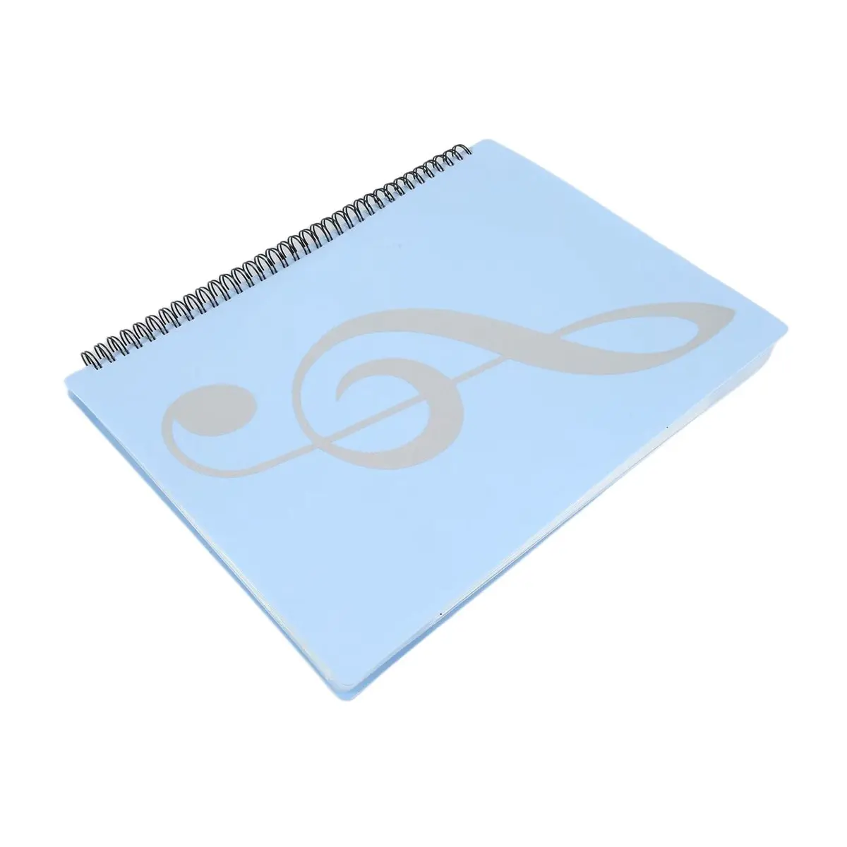 ●Sheet Music Folder, 60 Pages Capacity, Sheet Music/Holder,Fits Letter Size A4, Writable & Detachable(Blue)