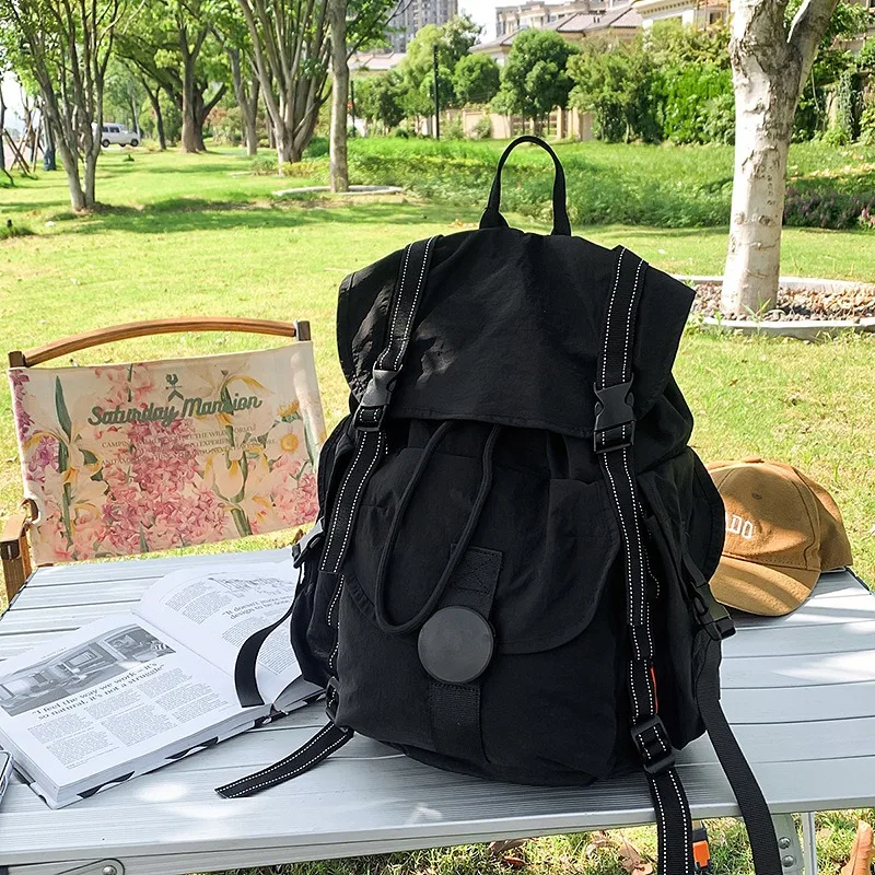 

1pcs Waterproof Lightweight Large Capacity Backpack Outdoor Sports Hiking Bag Travel Backpack Women College Student Laptop Bag