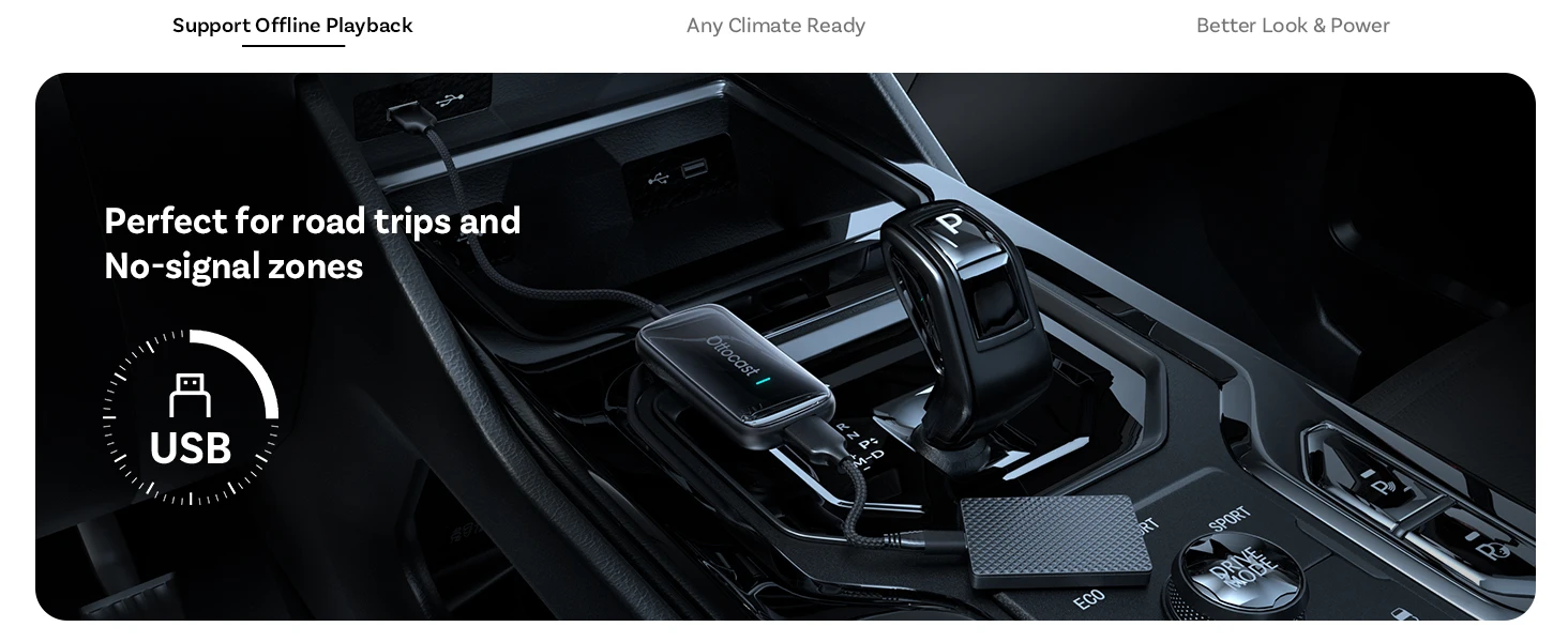 OTTOCAST Play2Video Ultra Kabelloses CarPlay AI Box Video-Streaming für Auto YouTube Netflix IPTV Plug&Play für Werks-Kabel-CarPlay – Detail 10