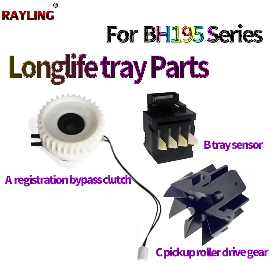 

Pickup Roller Drive Gear Registration Clutch Paper Tray Sensor For Konica Minolta 195 215 235 7719 7721 7723 206 226 246 216 236