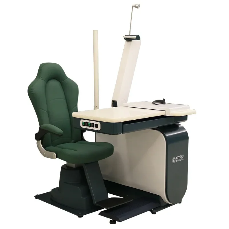 

Optometry instrument chair outpatient comprehensive optometry inspection and imaging combination table 700A dark green large