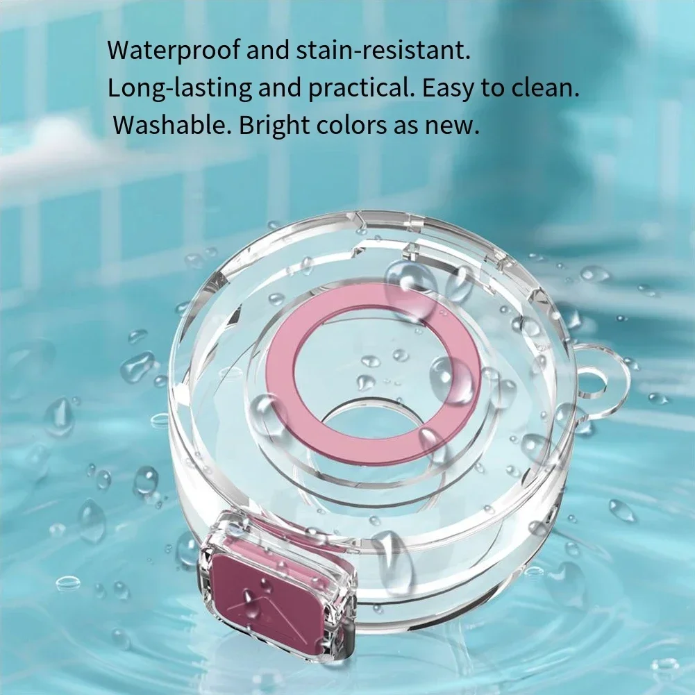 For Oura Ring Gen3 Charger Protective Case Transparent PC Hard Shell Smart Ring Charger Protective Sleeve Smart Ring Accessories