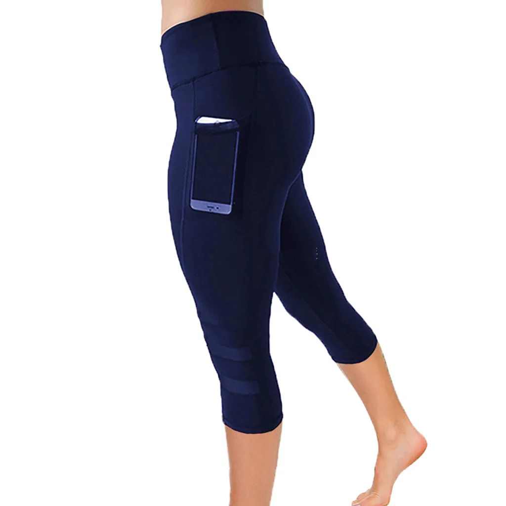 High Waist Seamless Dotted Hollow Out Sport Women Tights Yoga Pants Workout Activewear Gym Clothing Women's Tights