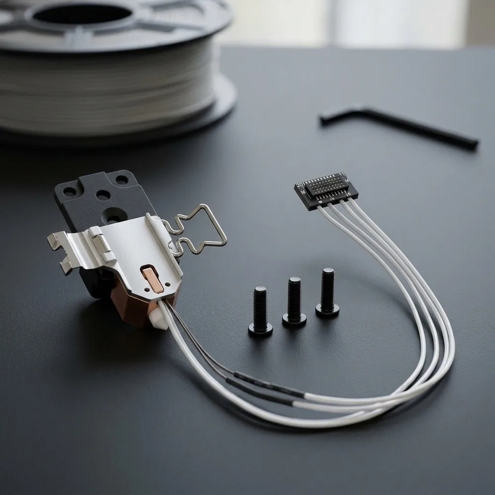 Hot End Heating Block for Bambu Lab A1 and A1 For mini Supporting Wide-Material Compatibility Through Reliable 300 C Operation