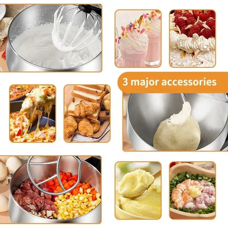 

2026 Sokany Professional Dough Kneading Machine Mini Stand Mixer Food Processor