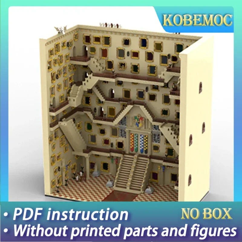 

Популярные магические фильмы, модель Moc, строительные кирпичи, волшебная лестница, технологические блоки, подарки, рождественские игрушки, наборы «сделай сам», сборка