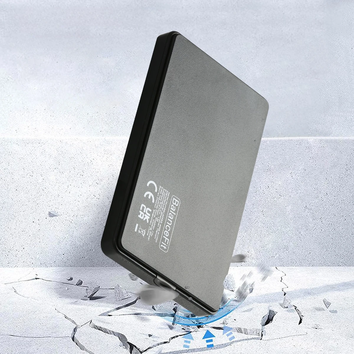 

2.5'' External Hard Drive Enclosure USB 3.0 to SATA III Tool-Free External Hard Drive Case for 7mm/9.5mm 2.5 inch SSD HDD