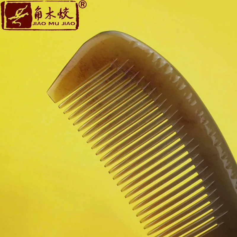 261 White buffalo horn handle comb Authentic Guangxi Handmade High-Quality Comb Best-Selling