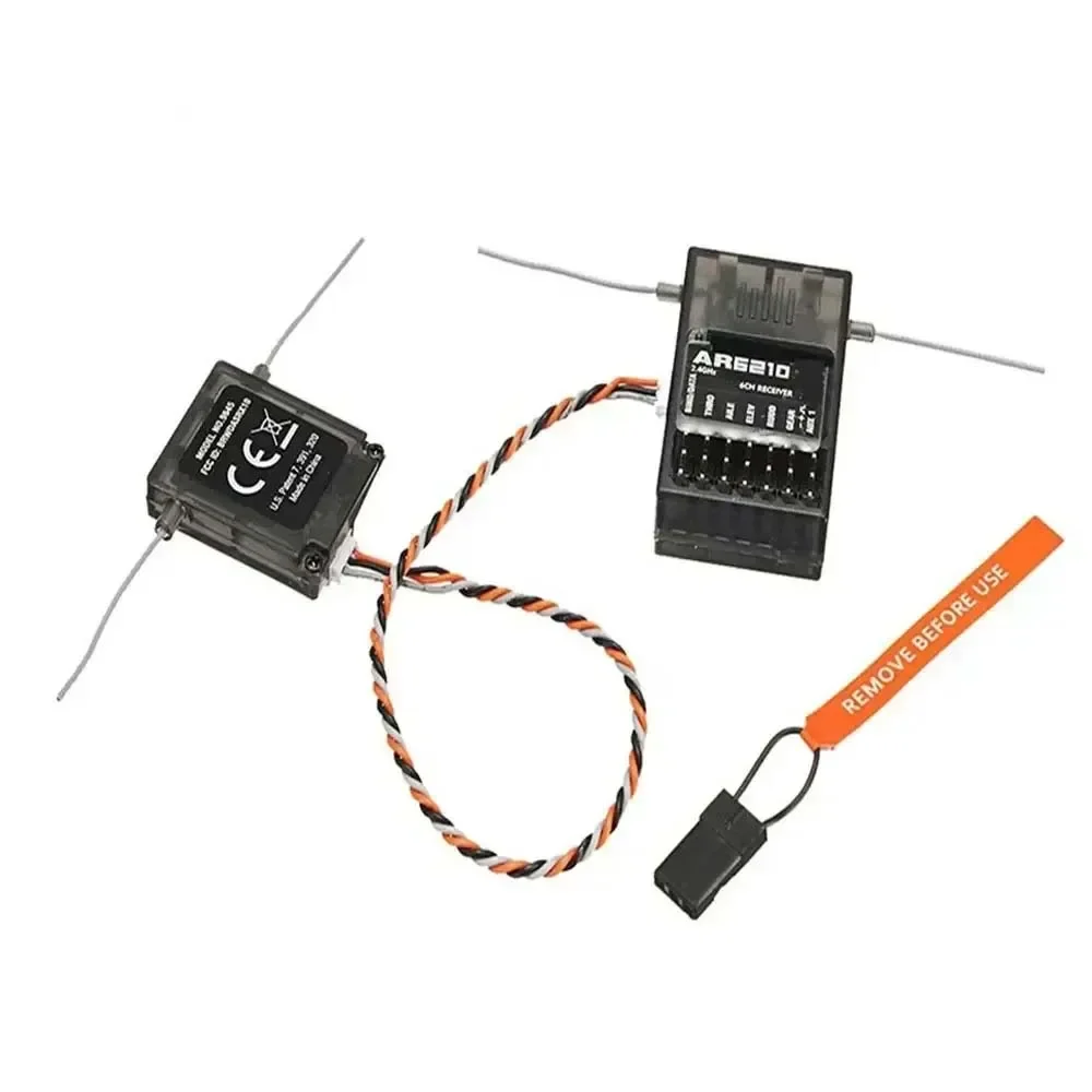 AR6210 DSMX 6-Channel RC Receiver RX W Satellite Support for DSM2 SPEKTRUM DX6i DX7 DX8 DX9 JR DSX6 DSX7 DSX8 Transmitter Radio