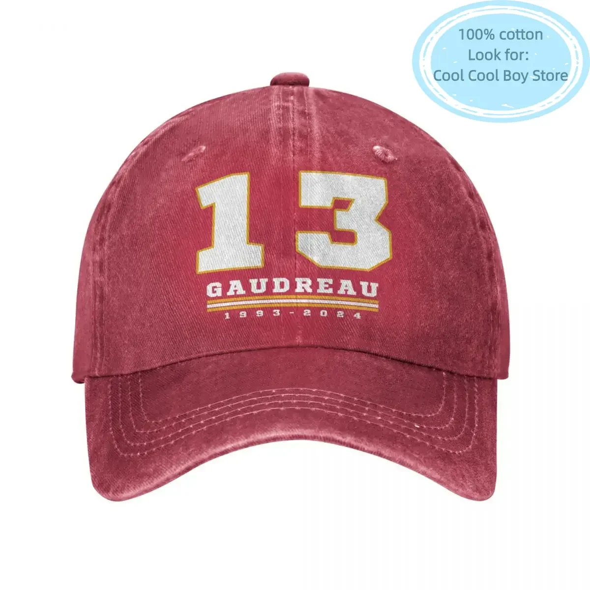 Johnny Gaudreau Hockey Flames Calgary Men Women Baseball Cap Distressed Denim Washed Caps Hat Vintage Outdoor Workouts Headwear