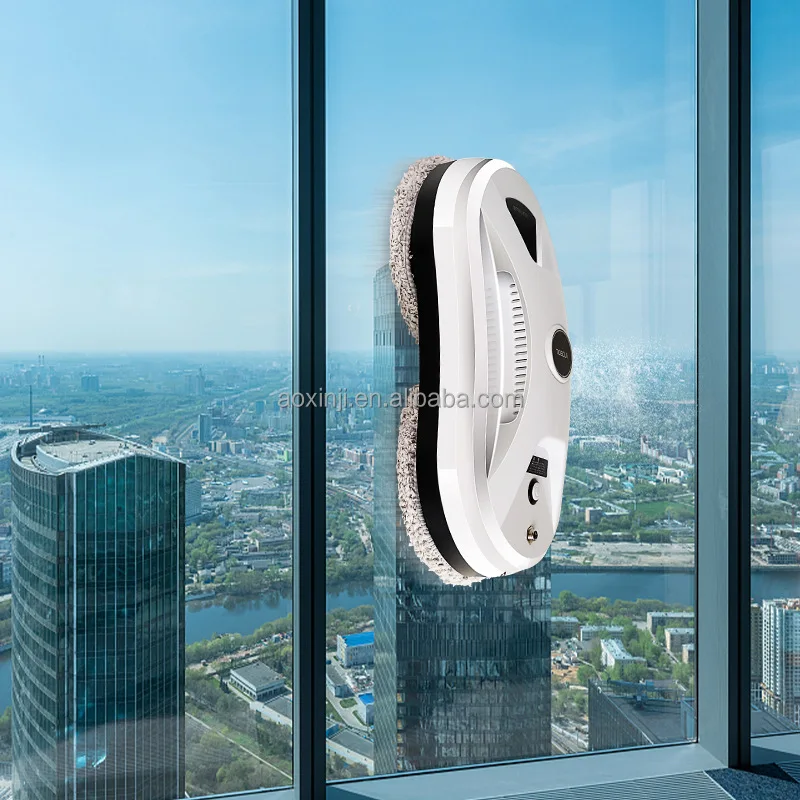 Automatic Window Cleaner Electric Edge Frame Detection Control Commercial Window Cleaner Kit Window Clean Robot Glass Cleaner