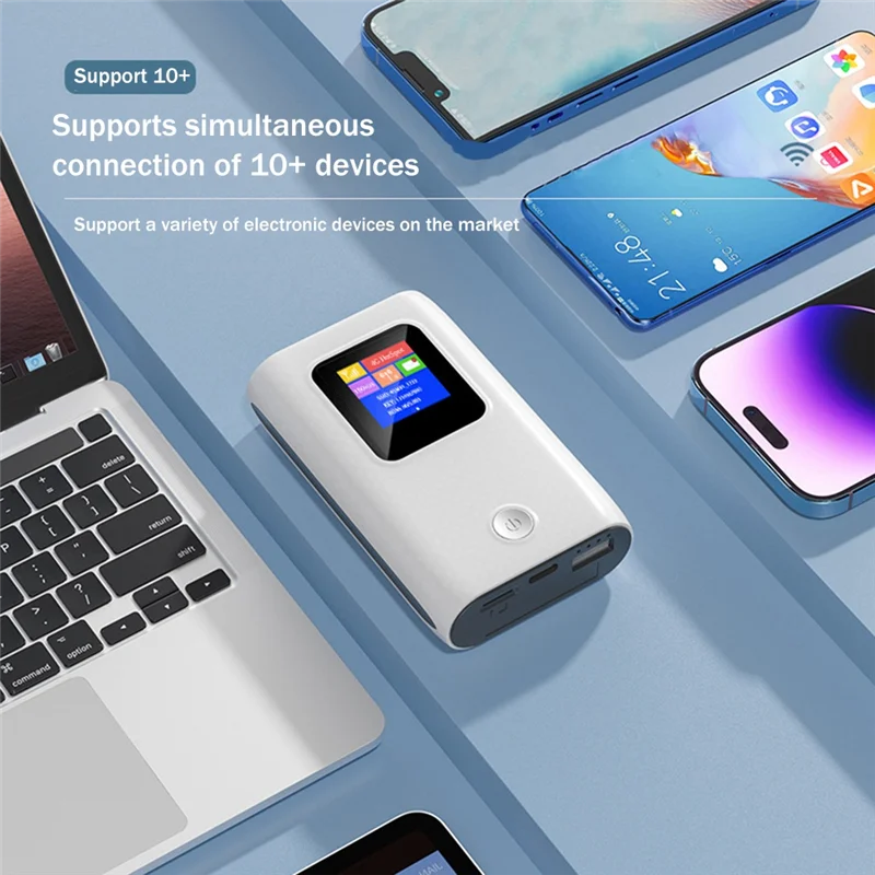 T88C 4G LTE راوتر 6000MAh قوة البنك راوتر المحمولة اللاسلكية واي فاي هوت سبوت راوتر 150Mbps محول واي فاي لاسلكي