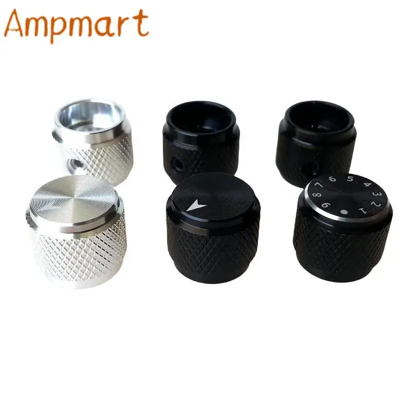 

12.5x11MM Aluminum Alloy Knob Guitar Effector Adjustment Knob, Audio Amplifier Knob, Aperture 6.0MM